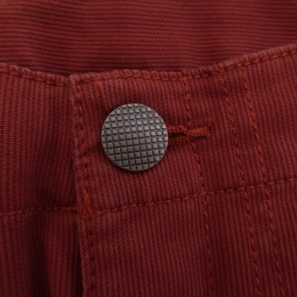 Cabi Women Drifter Corduroy Burgundy Cargo Pants Style 3566 Size 2 Cotton - Picture 3 of 10